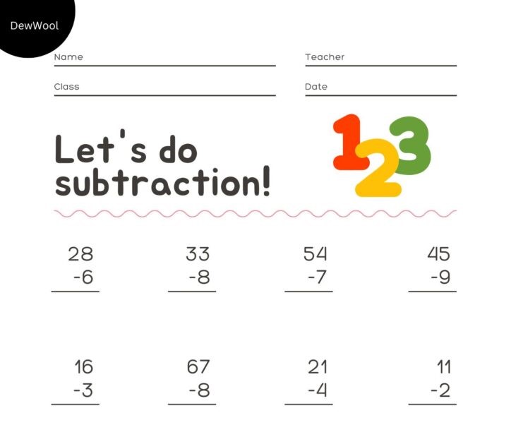 subtraction math help